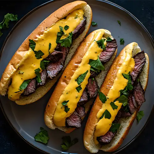Chèvre ( 2 Steaks , Chicken , Chèvre )