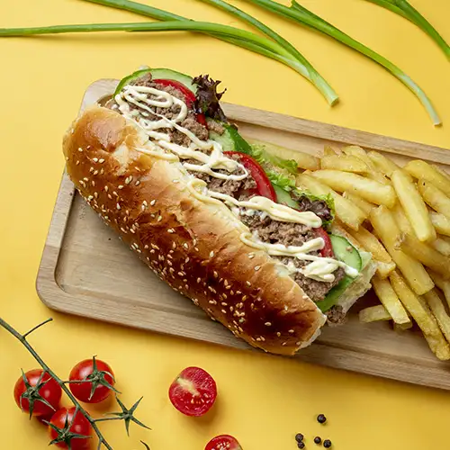 Nouveau Kebab ( Sauce Fromagère )